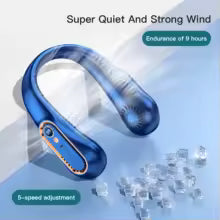 New Summer Portable Mini Hanging Neck Fan