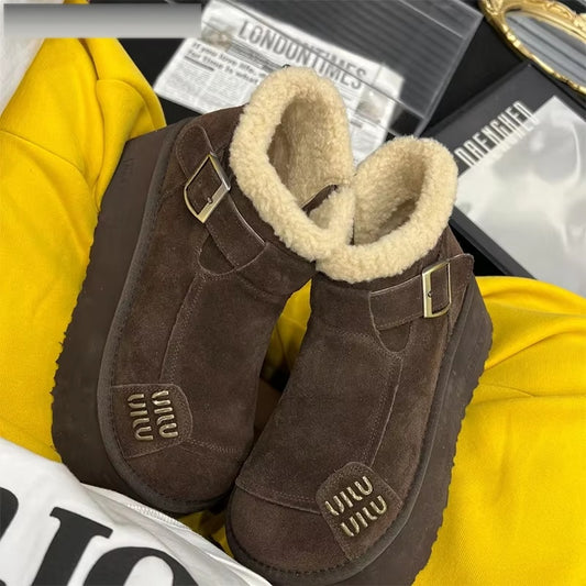The Aurelia Boot  Luxury -Lined Suede Boot